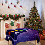 Seven Chakras Mandala Print Tablecloth