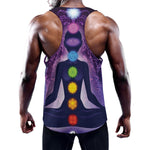 Seven Chakras Mandala Print Training Tank Top