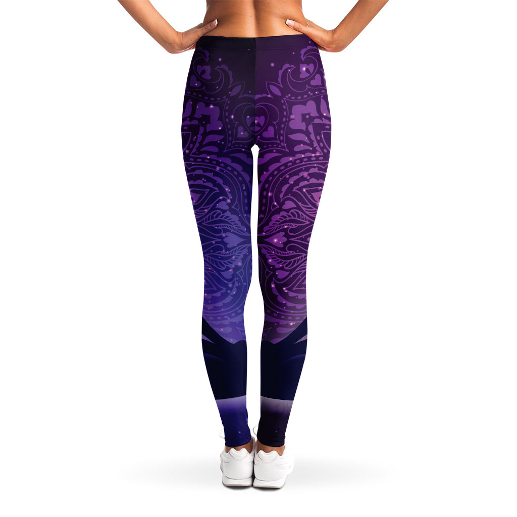 Seven Chakras Mandala Print Women's Leggings