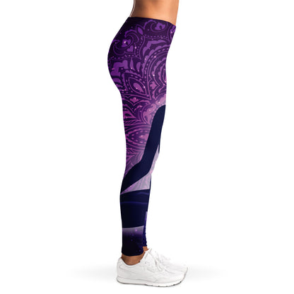 Seven Chakras Mandala Print Women's Leggings