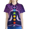 Seven Chakras Mandala Print Women's Polo Shirt