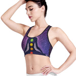 Seven Chakras Mandala Print Women's Sports Bra