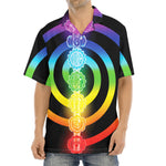 Seven Chakras Rainbow Of Life Print Aloha Shirt