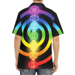 Seven Chakras Rainbow Of Life Print Aloha Shirt