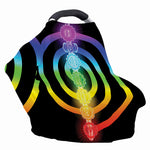Seven Chakras Rainbow Of Life Print Baby Seat Cover