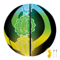 Seven Chakras Rainbow Of Life Print Basketball