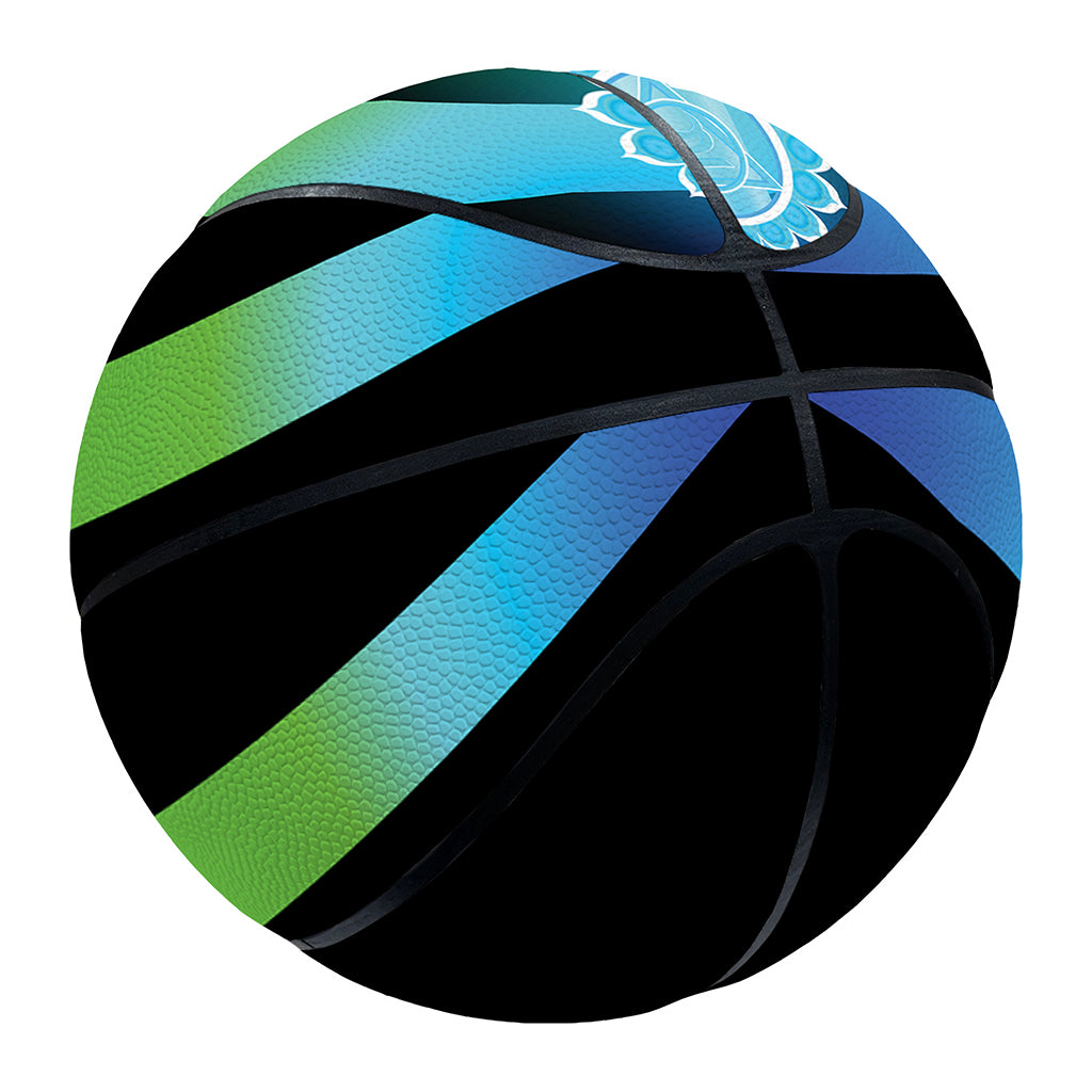 Seven Chakras Rainbow Of Life Print Basketball
