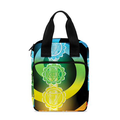 Seven Chakras Rainbow Of Life Print Bible Tote Bag