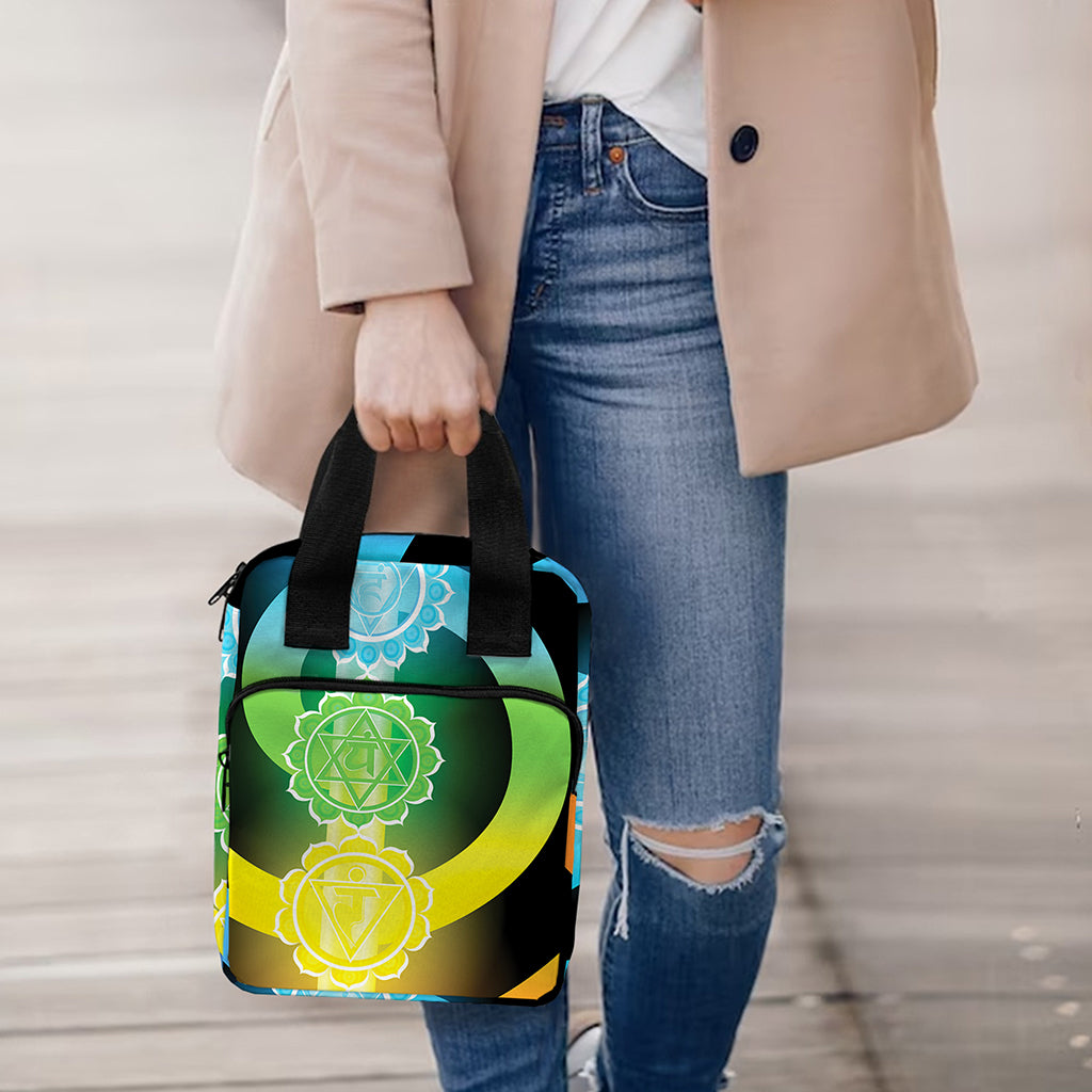 Seven Chakras Rainbow Of Life Print Bible Tote Bag
