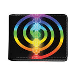 Seven Chakras Rainbow Of Life Print Bifold Wallet