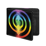 Seven Chakras Rainbow Of Life Print Bifold Wallet