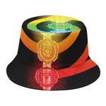 Seven Chakras Rainbow Of Life Print Bucket Hat