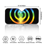 Seven Chakras Rainbow Of Life Print Car Windshield Sun Shade