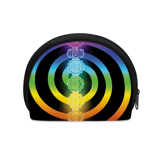 Seven Chakras Rainbow Of Life Print Coin Purse