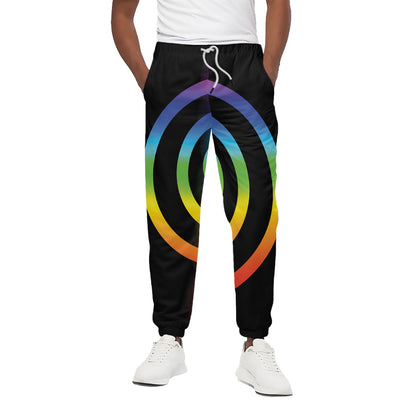 Seven Chakras Rainbow Of Life Print Cotton Pants