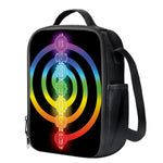 Seven Chakras Rainbow Of Life Print Crossbody Lunch Bag