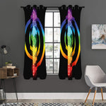 Seven Chakras Rainbow Of Life Print Curtain