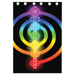 Seven Chakras Rainbow Of Life Print Curtain
