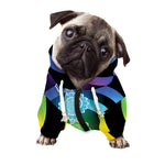 Seven Chakras Rainbow Of Life Print Dog Zip Up Hoodie