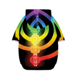 Seven Chakras Rainbow Of Life Print Dog Zip Up Hoodie