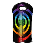 Seven Chakras Rainbow Of Life Print Double Neoprene Wine Tote
