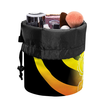 Seven Chakras Rainbow Of Life Print Drawstring Makeup Bag