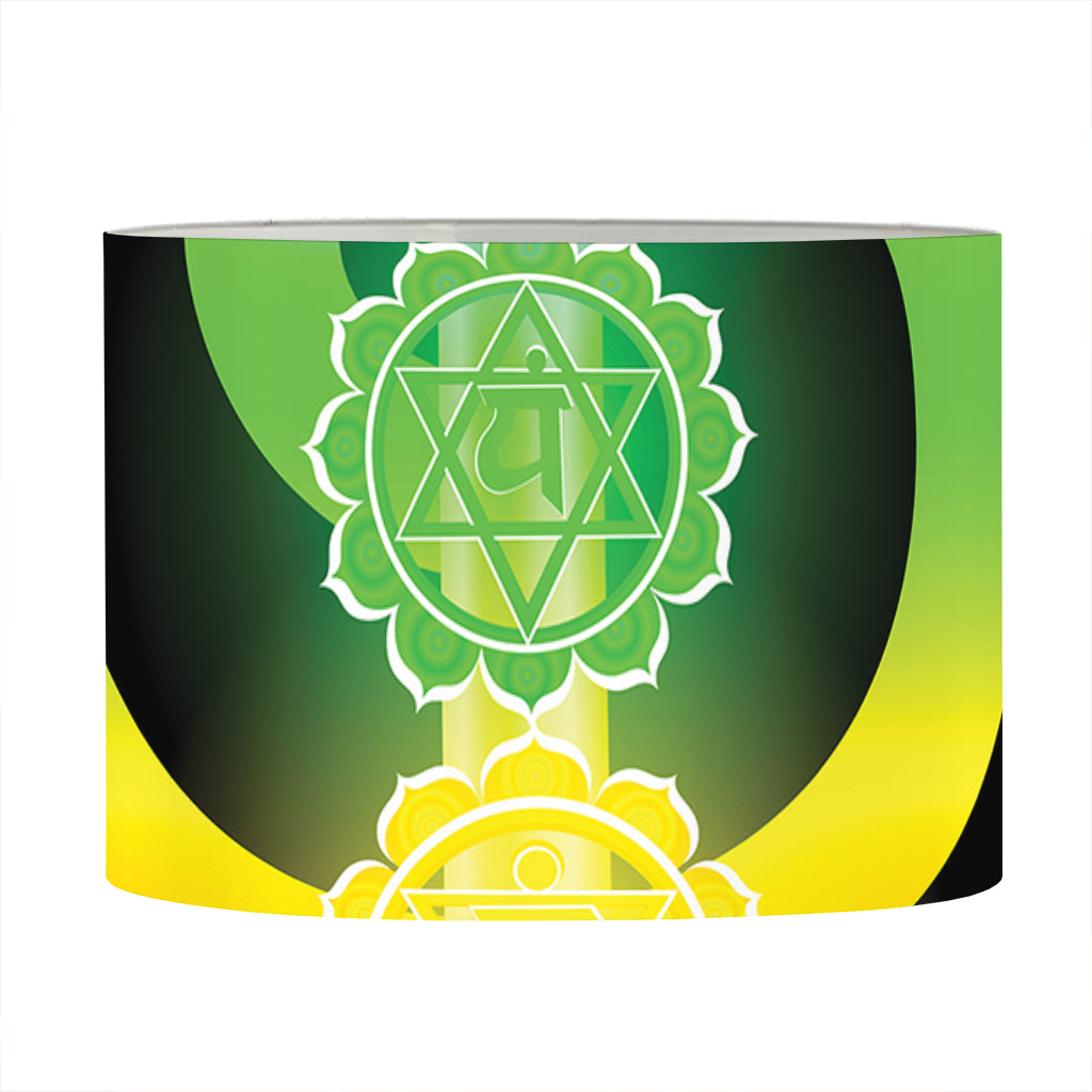 Seven Chakras Rainbow Of Life Print Drum Lamp Shade