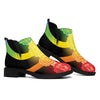 Seven Chakras Rainbow Of Life Print Flat Ankle Boots