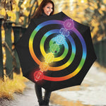 Seven Chakras Rainbow Of Life Print Foldable Umbrella