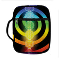 Seven Chakras Rainbow Of Life Print Front Pocket Bible Bag