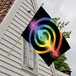 Seven Chakras Rainbow Of Life Print House Flag