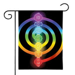 Seven Chakras Rainbow Of Life Print House Flag