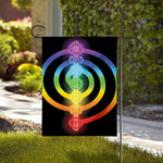 Seven Chakras Rainbow Of Life Print House Flag