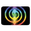 Seven Chakras Rainbow Of Life Print Indoor Door Mat