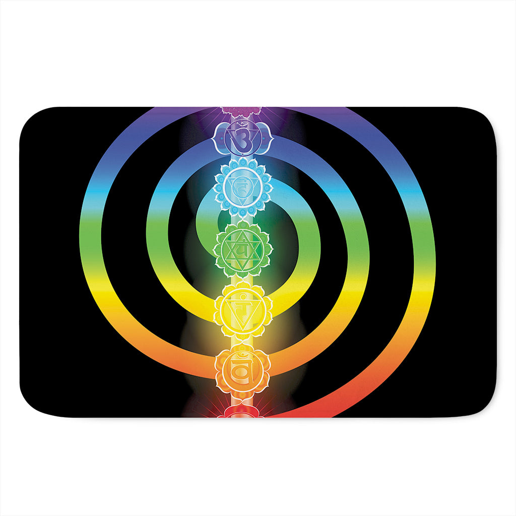 Seven Chakras Rainbow Of Life Print Indoor Door Mat