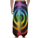 Seven Chakras Rainbow Of Life Print Lantern Pants
