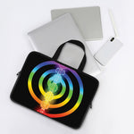 Seven Chakras Rainbow Of Life Print Laptop Sleeve With Handle