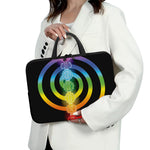 Seven Chakras Rainbow Of Life Print Laptop Sleeve With Handle