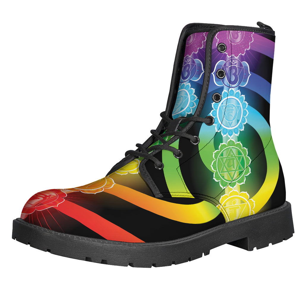 Seven Chakras Rainbow Of Life Print Backpack