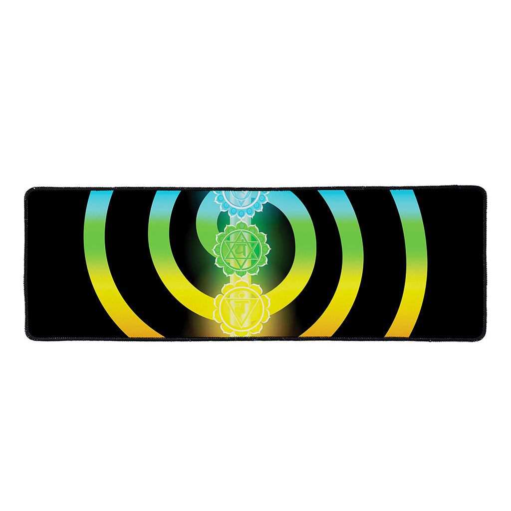 Seven Chakras Rainbow Of Life Print Long Kitchen Mat