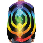 Seven Chakras Rainbow Of Life Print Long Sleeve Baseball Jersey