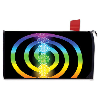 Seven Chakras Rainbow Of Life Print Mailbox Cover