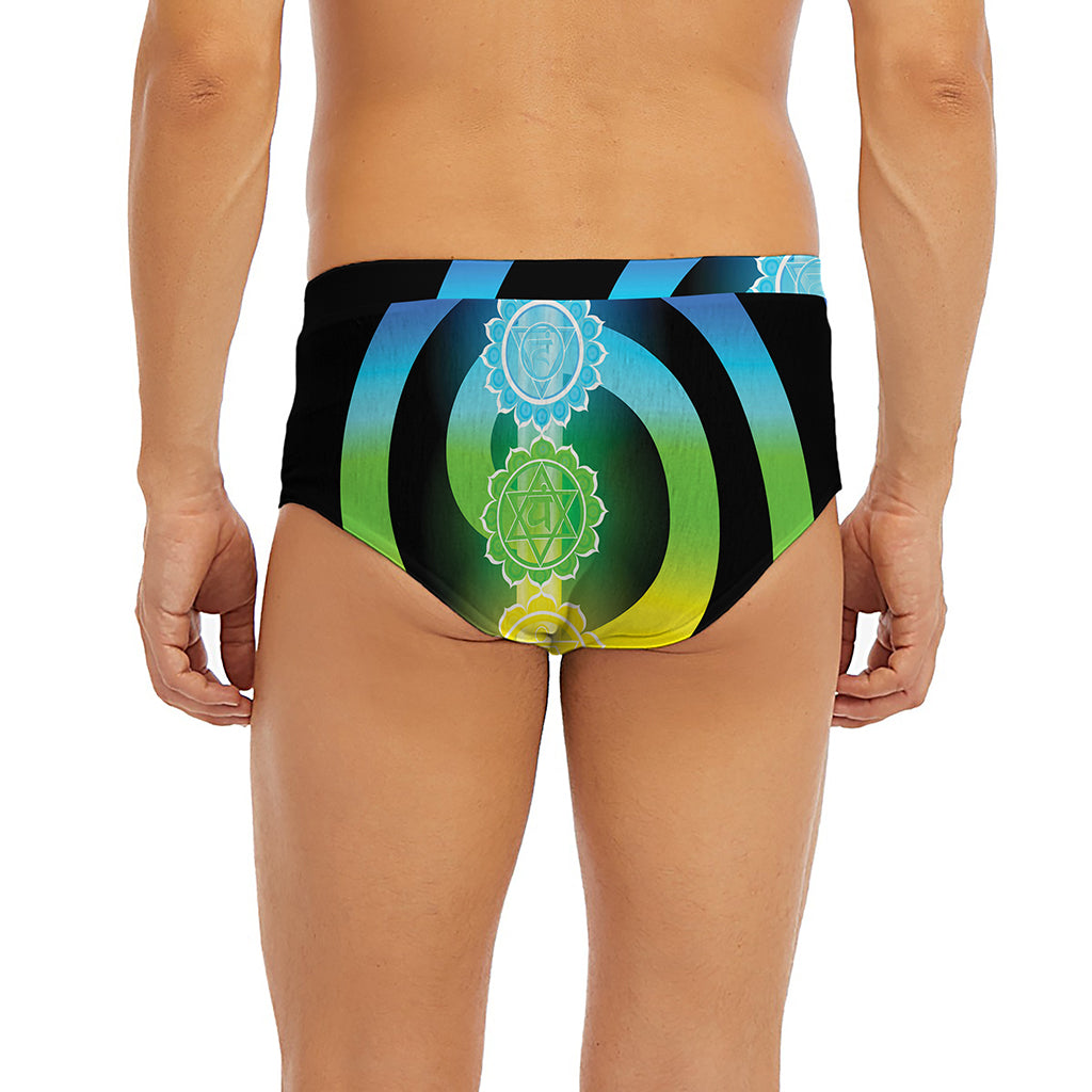 Seven Chakras Rainbow Of Life Print Men's Briefs