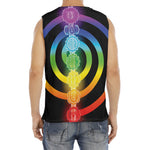 Seven Chakras Rainbow Of Life Print Men's Fitness Tank Top