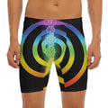 Seven Chakras Rainbow Of Life Print Men's Long Boxer Briefs
