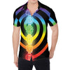 Seven Chakras Rainbow Of Life Print Men's Shirt