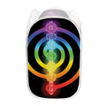Seven Chakras Rainbow Of Life Print Mesh Laundry Hamper