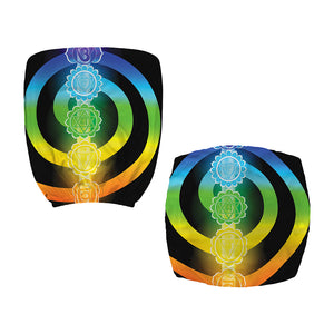 Seven Chakras Rainbow Of Life Print Office Chair Cover