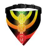 Seven Chakras Rainbow Of Life Print Over The Collar Dog Bandana