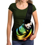 Seven Chakras Rainbow Of Life Print Pet Sling Carrier